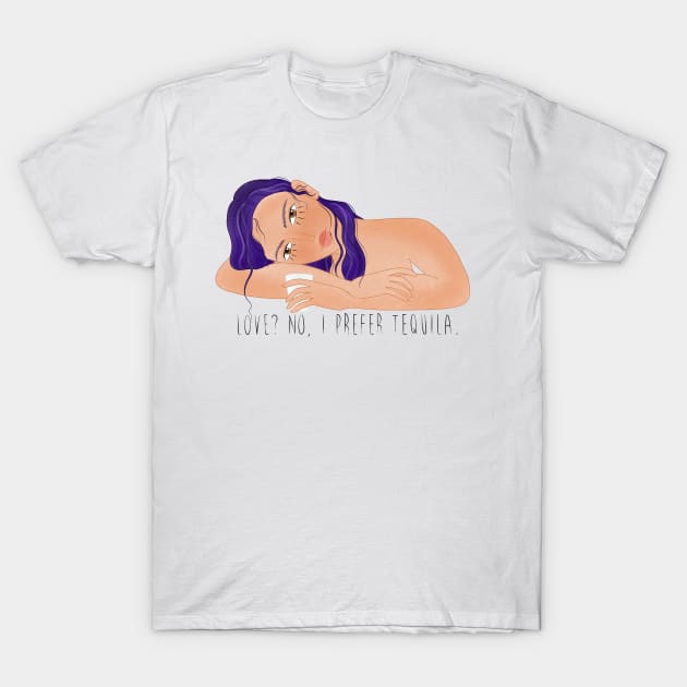 Tequila T-Shirt by Ginny Heart Lab